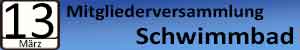 Mitgliederversammlung Förderverein Schwimmbad