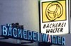 Bäckerei Walter Leuchtreklame