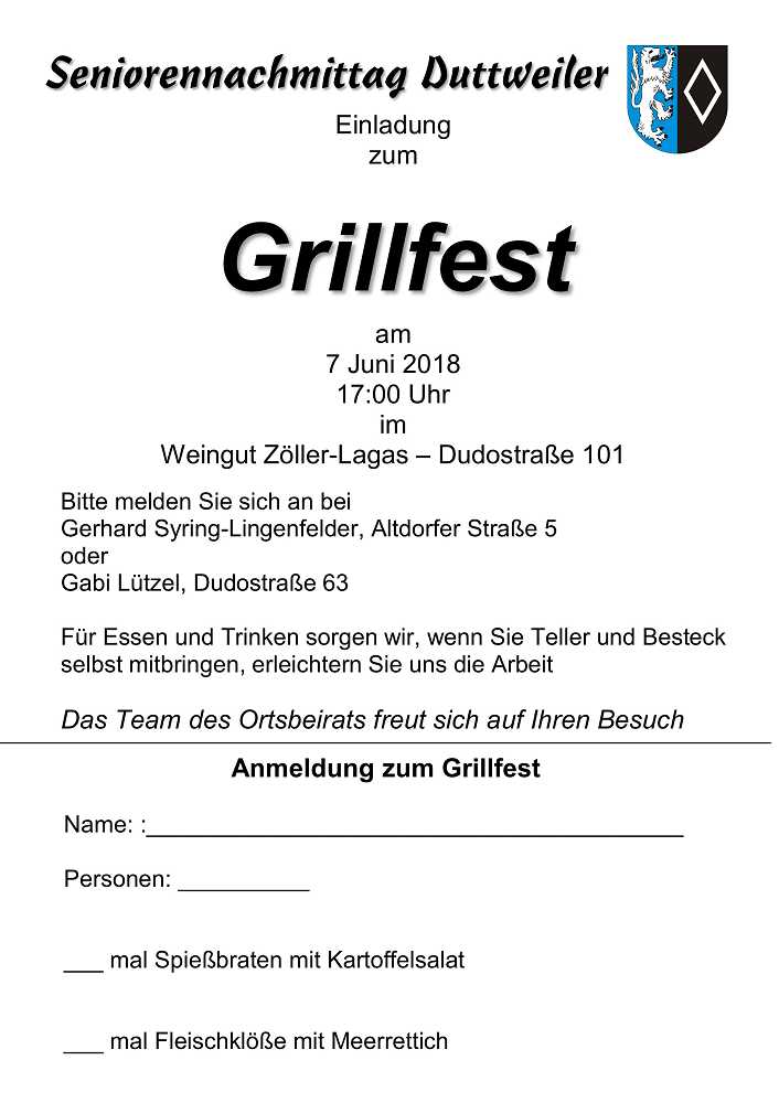Fleischklosse Und Spiessbraten Duttweiler Pfalz